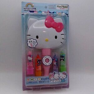 Hello Kitty & Friends Light Up Mirror‎ w/4 lip Balms on Card, BRAND NEW IN BOX
